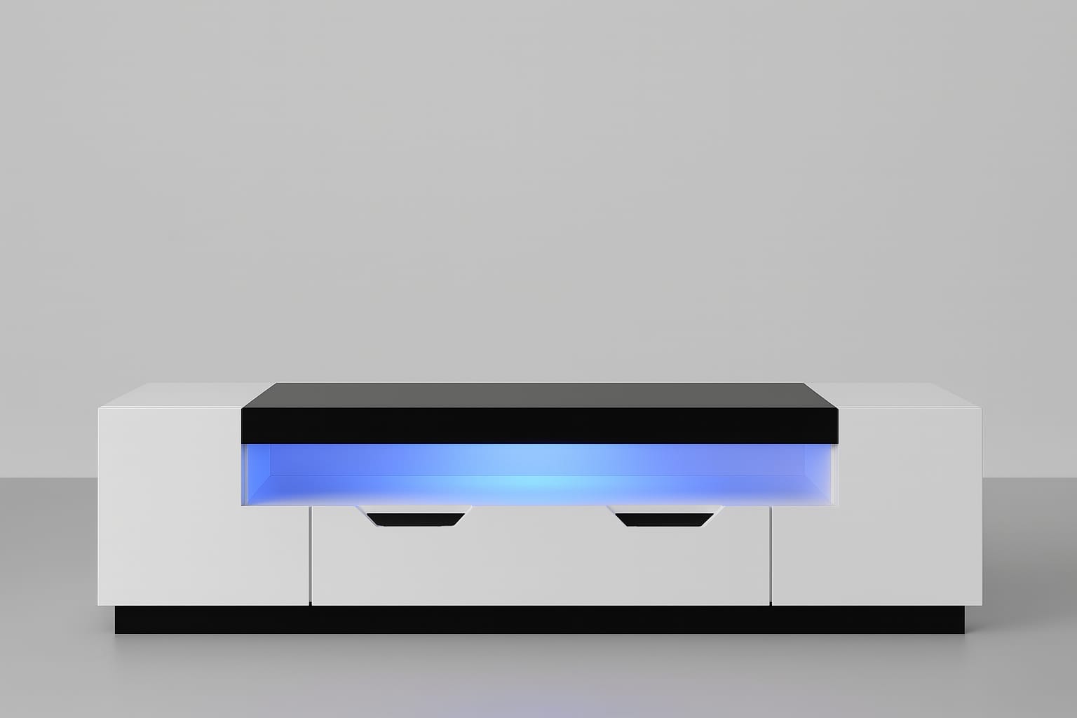 Modern LED Media Console | Bruce Furnpaint