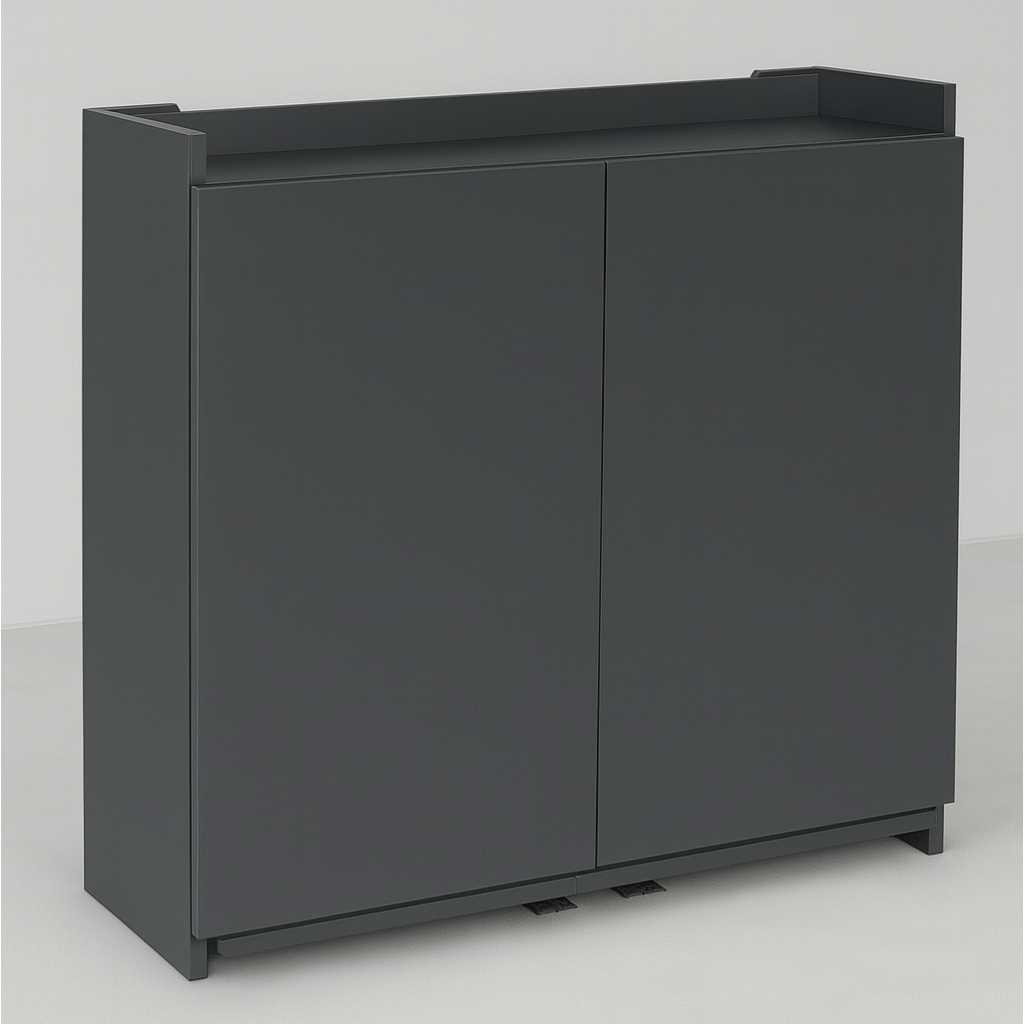 Noir Extendable Desk | Front Panel